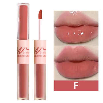 CACE Lipstick 2 In 1 Glossy Lip Cream Lip Gloss Dua Sisi Matte Velvet Liptint Tahan Lama