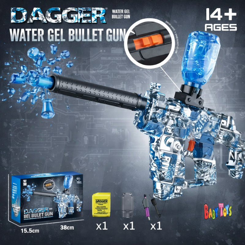 Jual BabyToys Mainan Water Gel Blaster Otomatis Anak Tembakan Elektrik ...