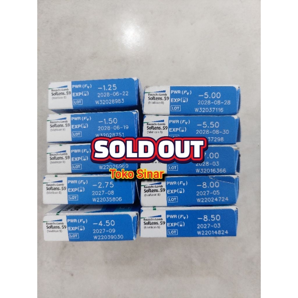 Jual Softlens Bausch and Lomb SL 59 Clear Bulanan (Promo) Bonus ...