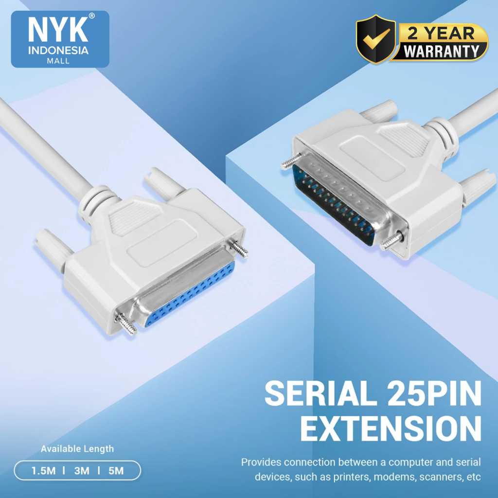 Kabel NYK 3 Meter Serial 25 pin EXTENSION CS25PE (3)