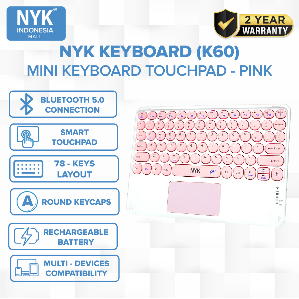 Jual Keyboard Pink Terlengkap & Harga Terbaru Oktober 2026 | Shopee ...