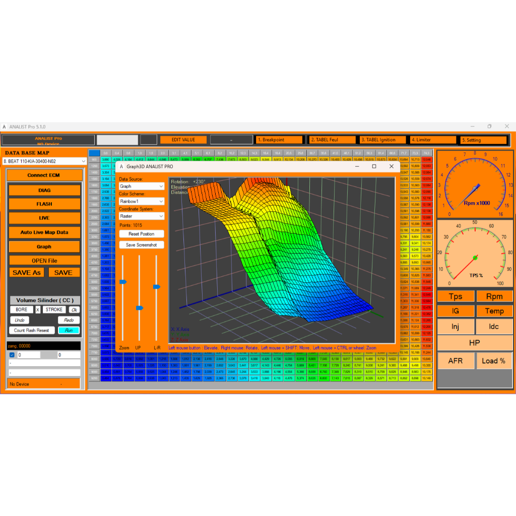 Jual Analist Pro V5.1.0 2026 Edition | Software Remap ECU Motor Honda ...
