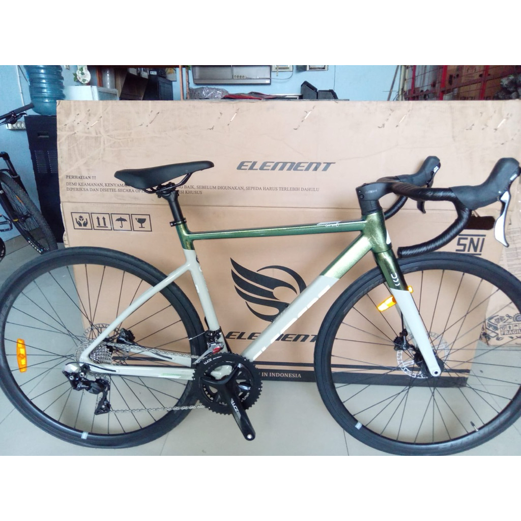 Jual SEPEDA BALAP / ROADBIKE / ROAD BIKE 700 ELEMENT CURVED 11 (2x11 ...