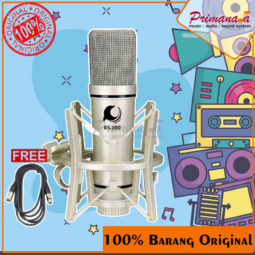 Jual Dolphin Sound DS 200 MKII Mic Rekaman DS200MKII Microphone ...