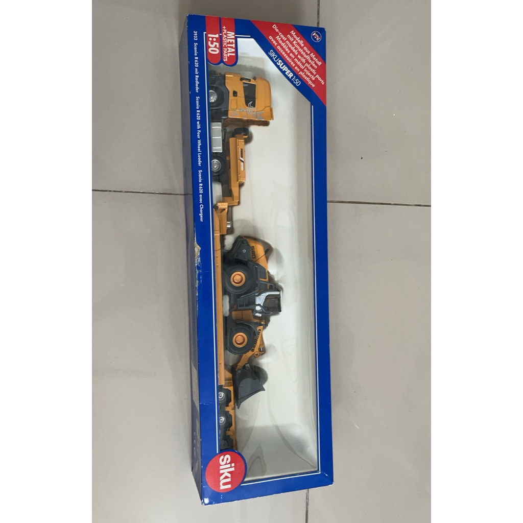 Jual Diecast Siku 3933 Scania R620 With Wheel Loader | Shopee