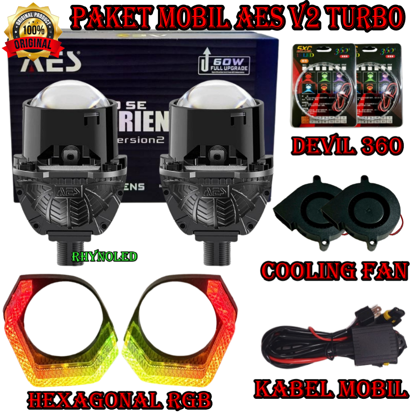 Jual PAKET MOBIL AKRILIK BILED AES TURBO SE EXPERIENCE V2 2,5 INCHI ...