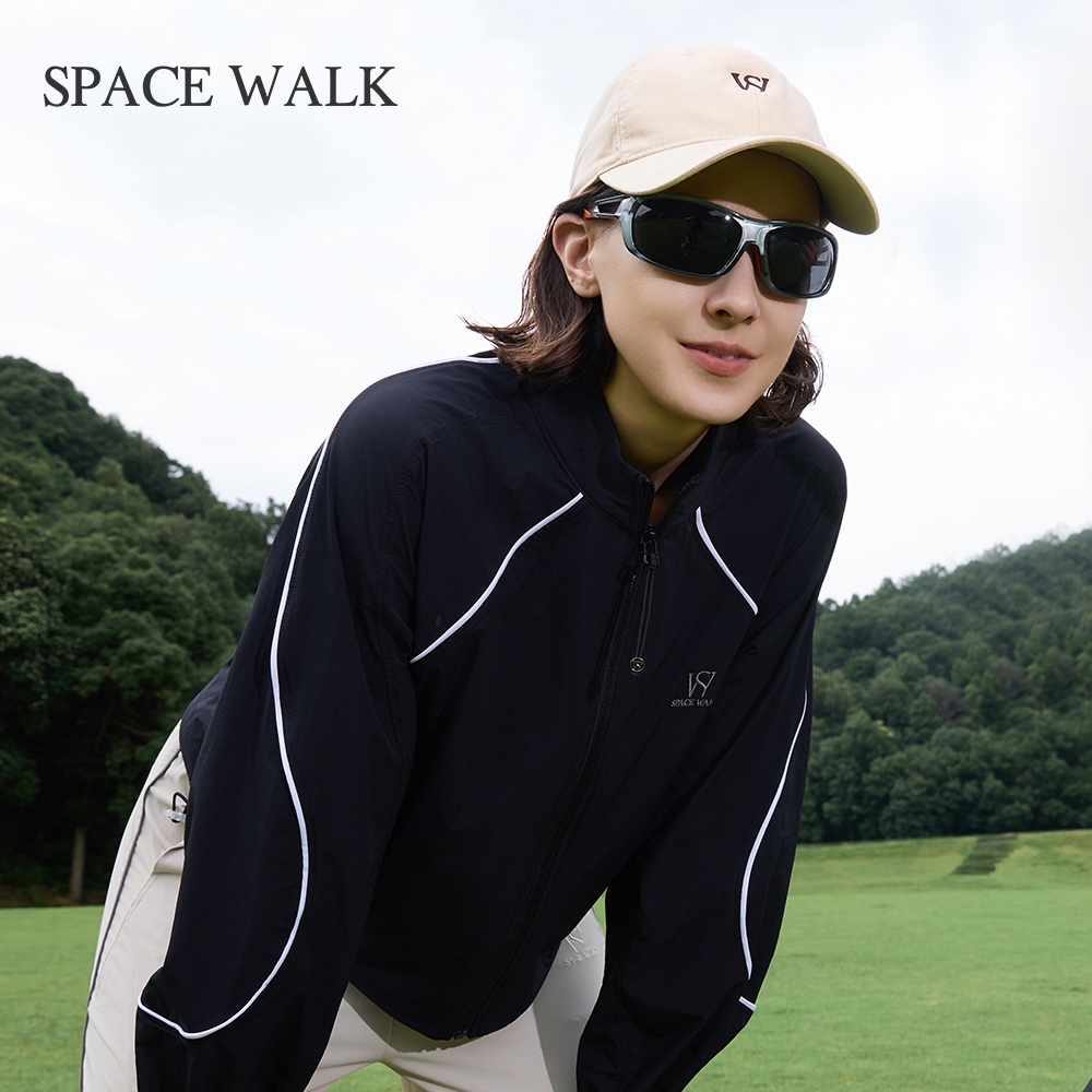 Space Walk Jaket Olahraga Wanita Ringan Nyaman Kasual Tahan…