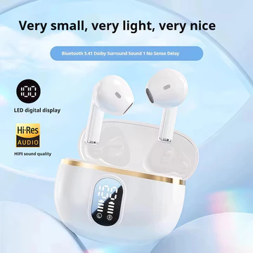 X87 Earphone TWS Bluetooth 5.4 Hi Fi Sounds HD Voice Dolby LED Display Sounds Headset Tahan Lama