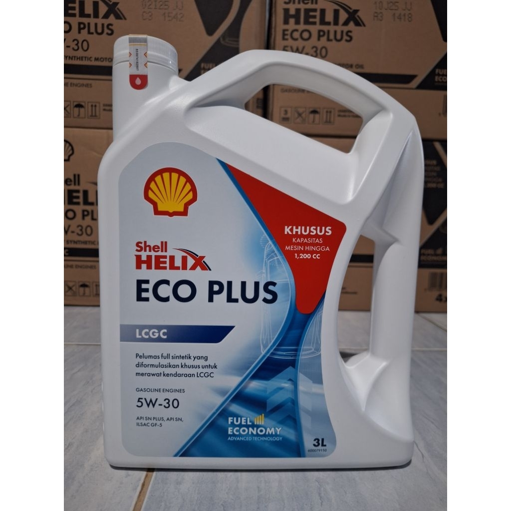 Jual Paket Oli SHELL ECO PLUS 5W-30 3 Liter dan filter oli mobil SUZUKI ...