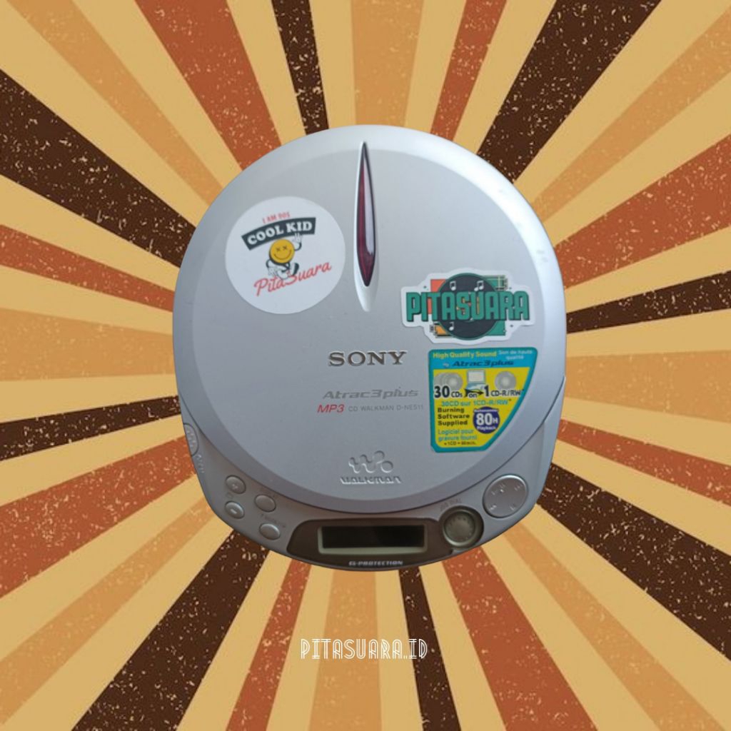 Jual Discman Sony CD Walkman D-NE511 – Classic Silver Edition | Shopee ...