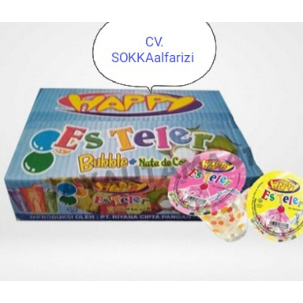 Jual Happy Es Teler Cup/Es Teler Happy Segar/Happy Es Teler Cup 170ml 1 ...