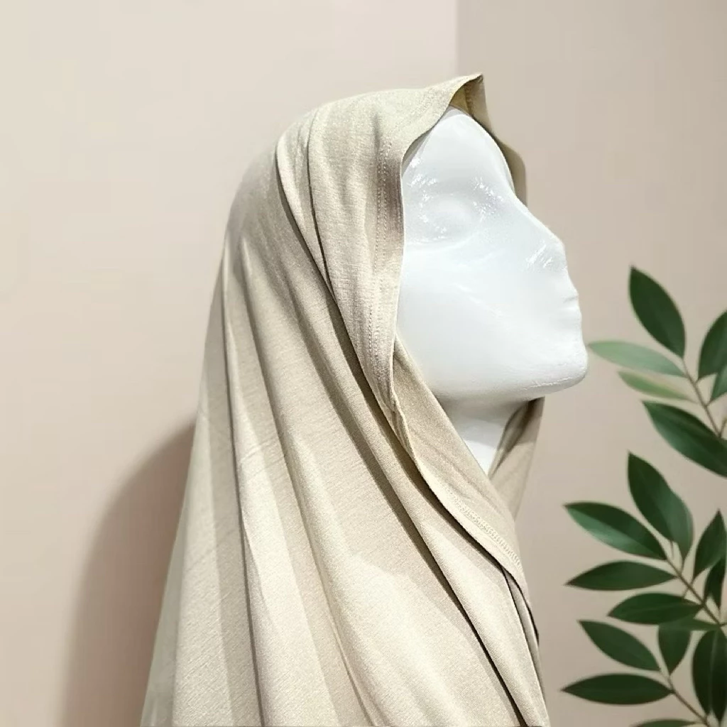 Foto 3 Resyahijab Pashmina Rayon Tencel Premium (Free Pouch) | Pashmina Tencel Original | Pashmina Turkish Shawl | 006