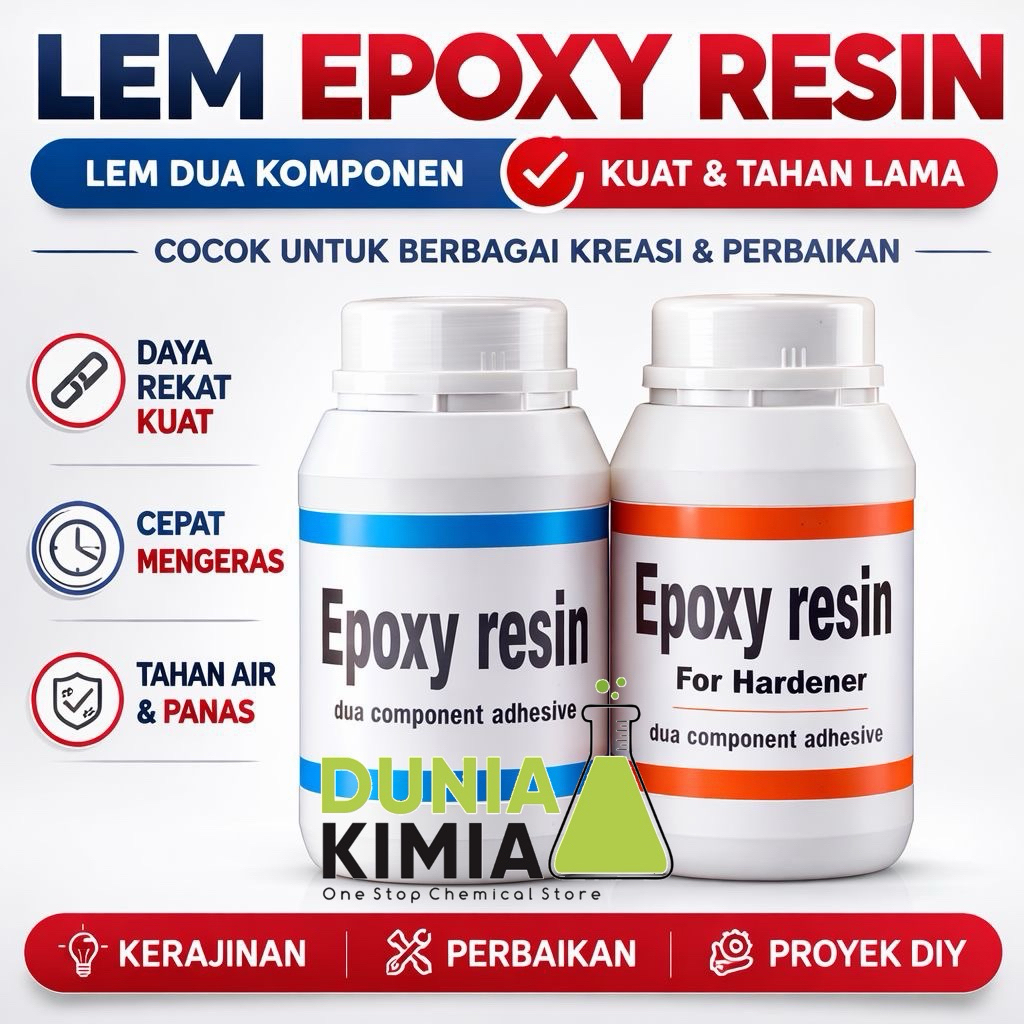 Jual Epoxy Resin Import USA Non Sag Lem Beton Lem Material Resin 1KG ...