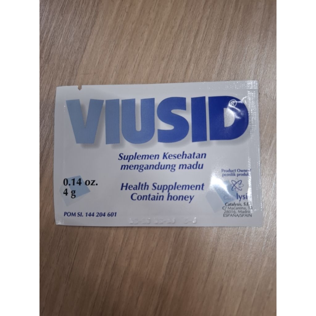 Jual Viusid Powder Sachet 4gram Suplemen Kesehatan Bubuk ORI READY ...