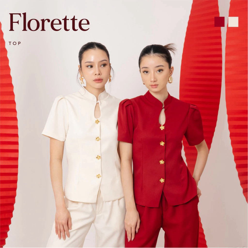 Jual Florette Top -- Ocha Wear | CNY Collection | Baju Imlek Wanita ...