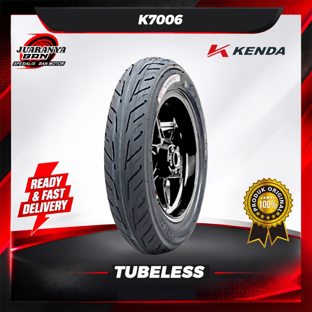 Jual Ban motor / Sepeda Listrik Kenda K7006 2.50/ 250 Ring 10 Tubeless ...