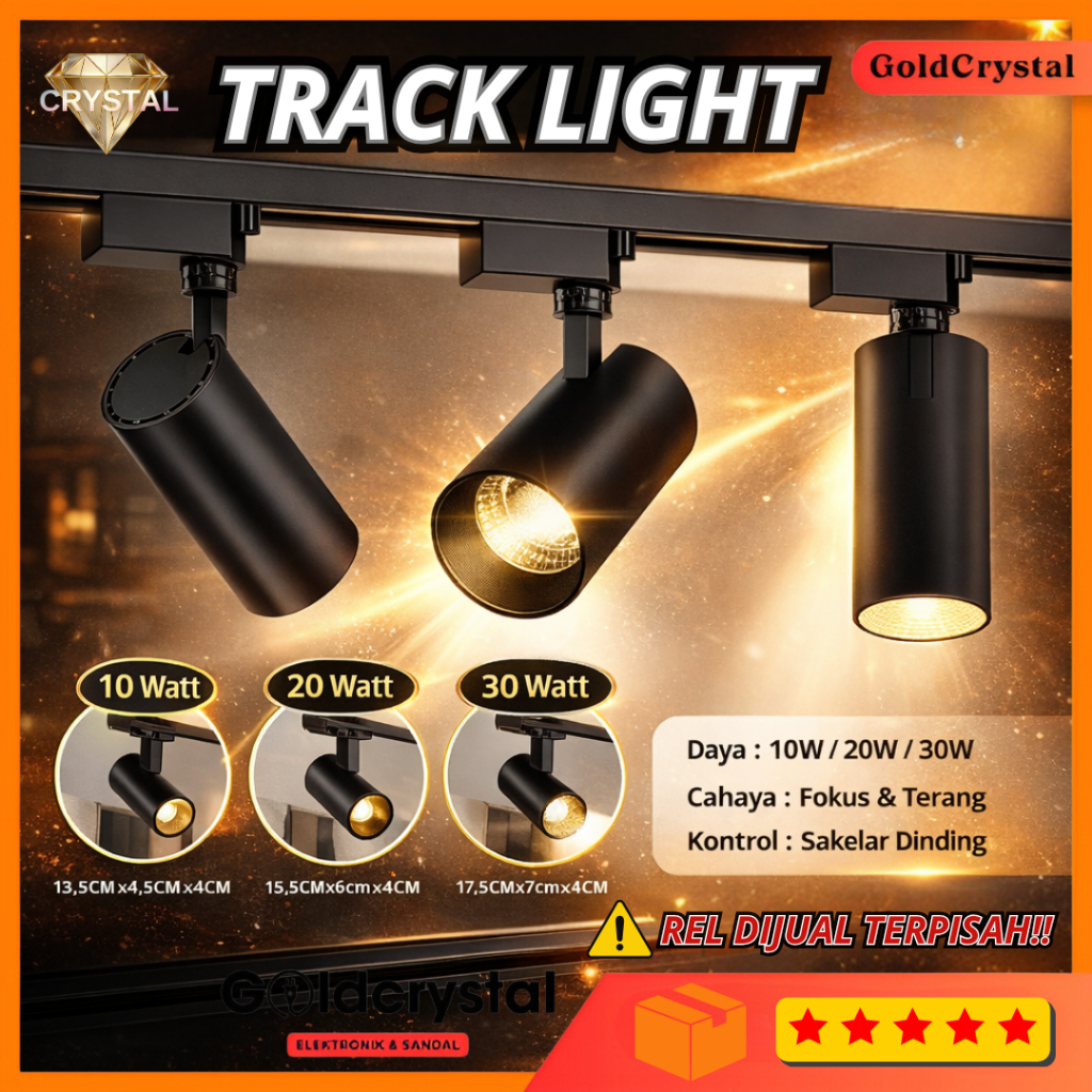 Jual (Affiliate) LAMPU RELL TRACK LED SOROT LAMPU REL TRACKLIGHT ...