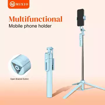 MIXIO A31 MACARON EDITION Tongsis Bluetooth Selfie Stick Tripod 160CM