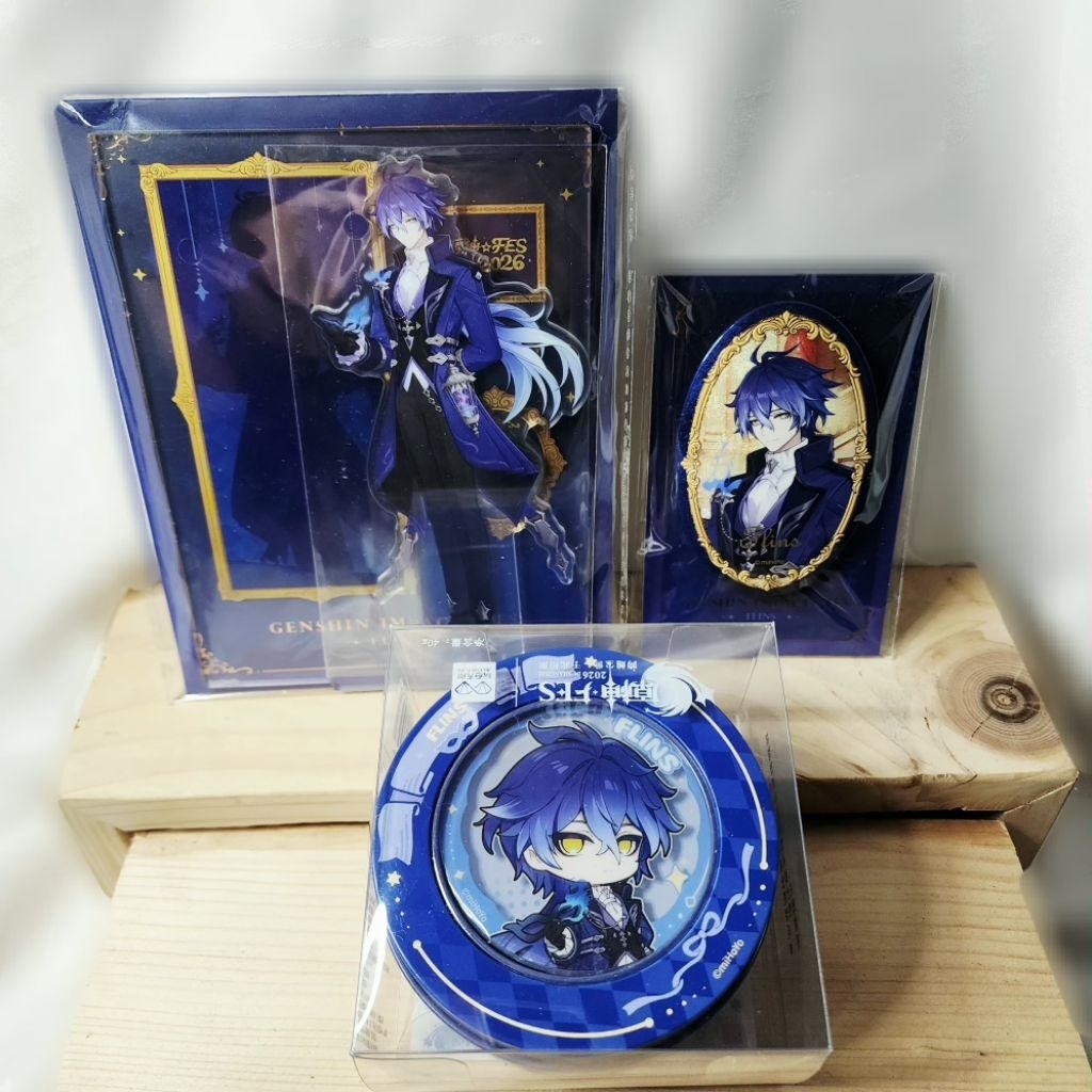 Jual Ready Original Flins Genshin Impact GI Pin Badge Acrylic Standee ...