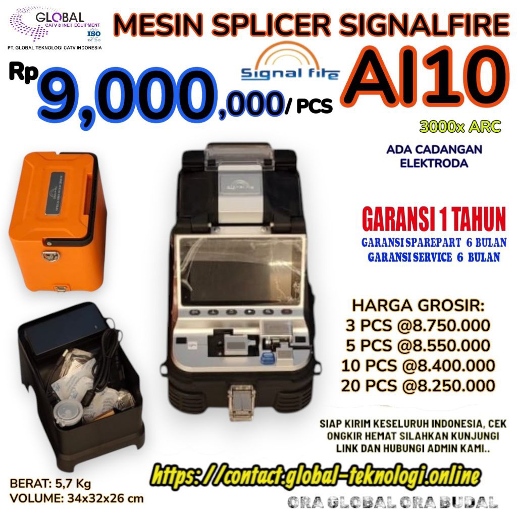 Jual MESIN SPLICER GLOBAL GLOBAL AI10 | Shopee Indonesia