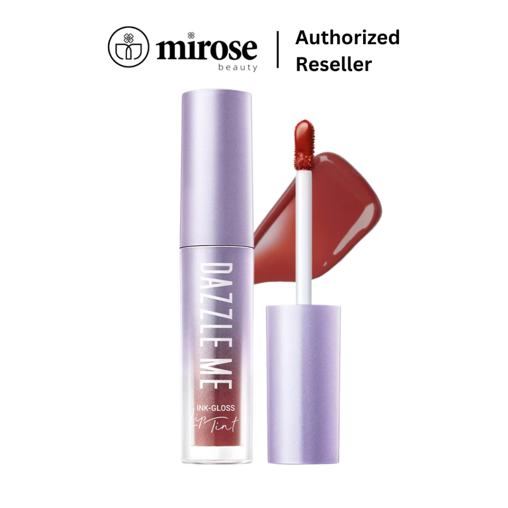 Jual DAZZLE ME Ink-Gloss Lip Tint Watery Ink Gel Lip Tint Long Lasting ...