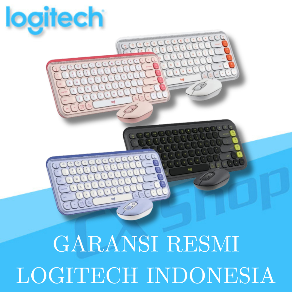 Jual Logitech POP ICON COMBO, Kombo Keyboard dan Mouse Bluetooth ...