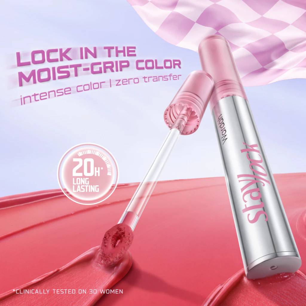 Jual NEW!! Wardah Staylock Lip Matte: 20H+ Long Lasting Lip Cream, Real ...
