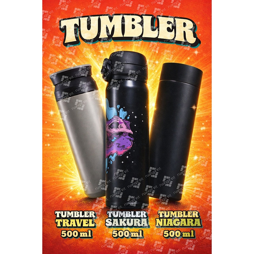 Jual Tumbler Cutom / Tumbler Custom Satuan / Tumbler Custom Logo ...