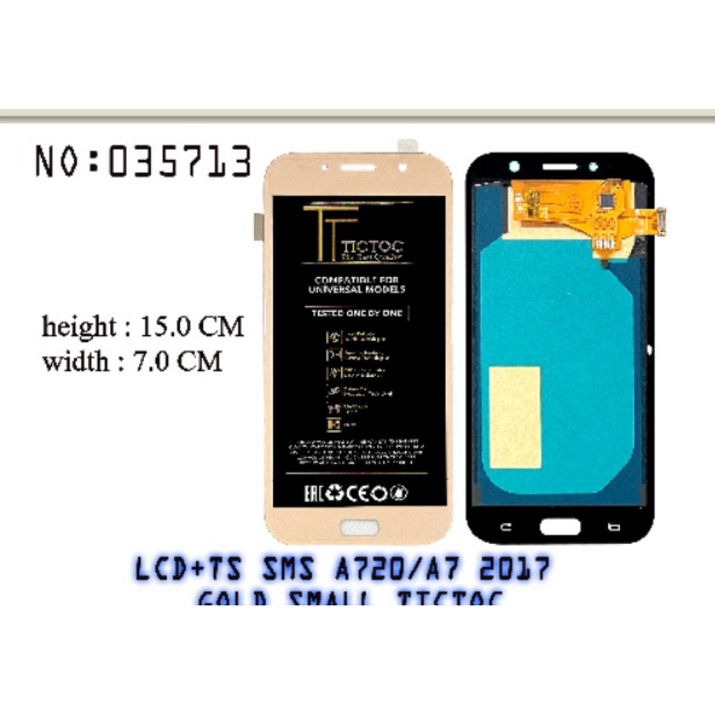 Jual LCD SAMSUNG A7 2017 / A720 FULLSET TOUCHSCREEN COMPLETE TICTOC ...