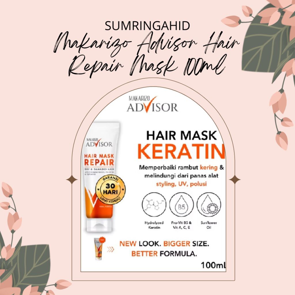 Jual Makarizo Advisor Hair Repair Mask 100 mL - Masker Rambut / Hair ...