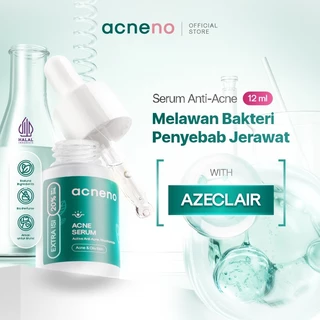 [AZECLAIR] ACNENO Acne Serum 12ml | Kandungan Azelaic Acid [Azeclair] Untuk Melawan Bakteri Penyebab Jerawat | HALAL & ORIGINAL