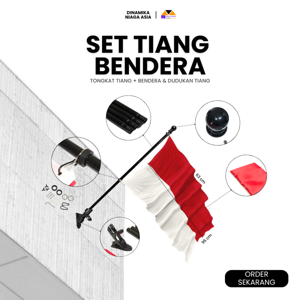 Jual Dudukan Tiang Bendera Terlengkap & Harga Terbaru Agustus 2026 ...