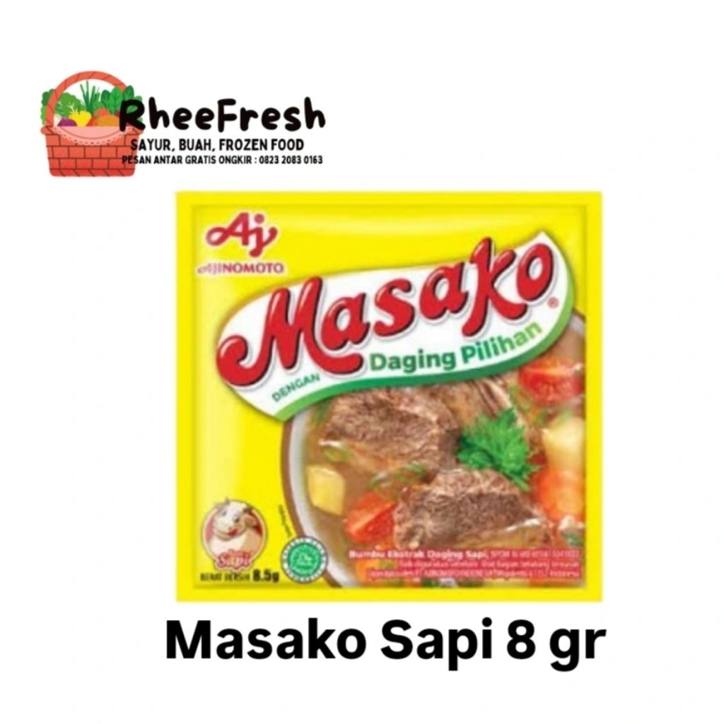 Jual Masako Rasa Kaldu Sapi 8 gr (2 Sachet) | Shopee Indonesia