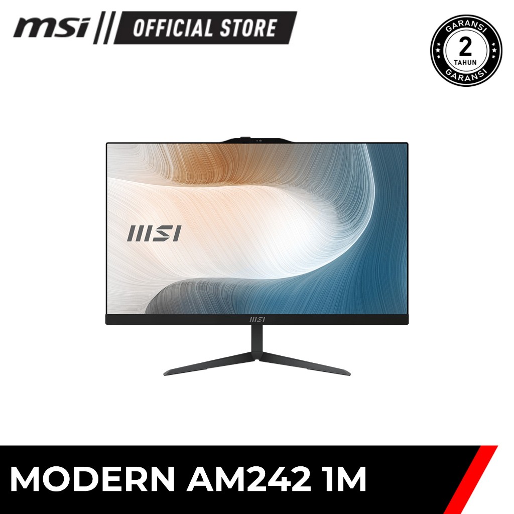MSI AIO Modern AM242 Core 7-150U 8GB 512GB W11+OHS 23.8FHD