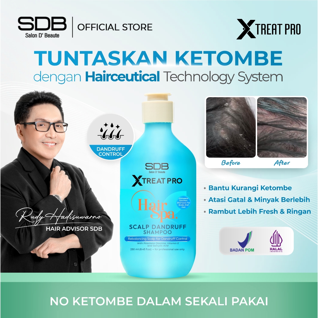 Jual Scalp Dandruff Shampoo - X Treat Pro Hair Spa Sampo Anti Ketombe ...