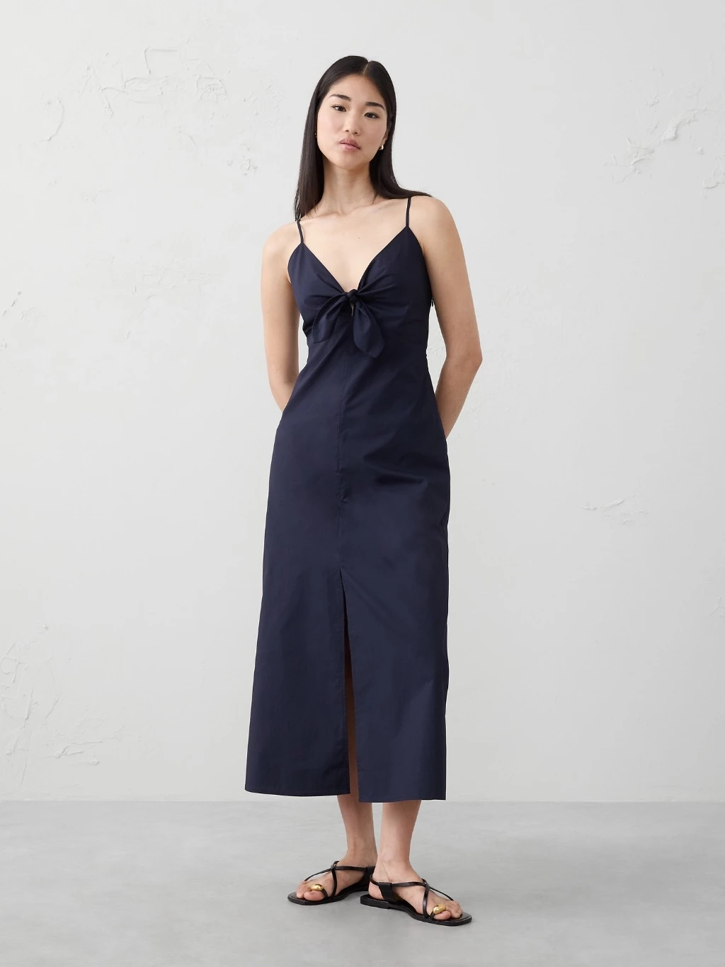 Maxi Dress BR Strappy Cotton Long Dress - 2202