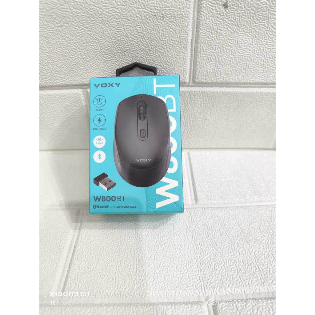 Jual Mouse voxy W800BT dual Bluetooth dan wireless silent click ...