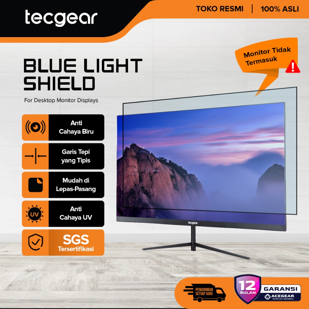Jual Anti Blue Light dan Radiasi UV utk Monitor Model Tempel | Shopee ...