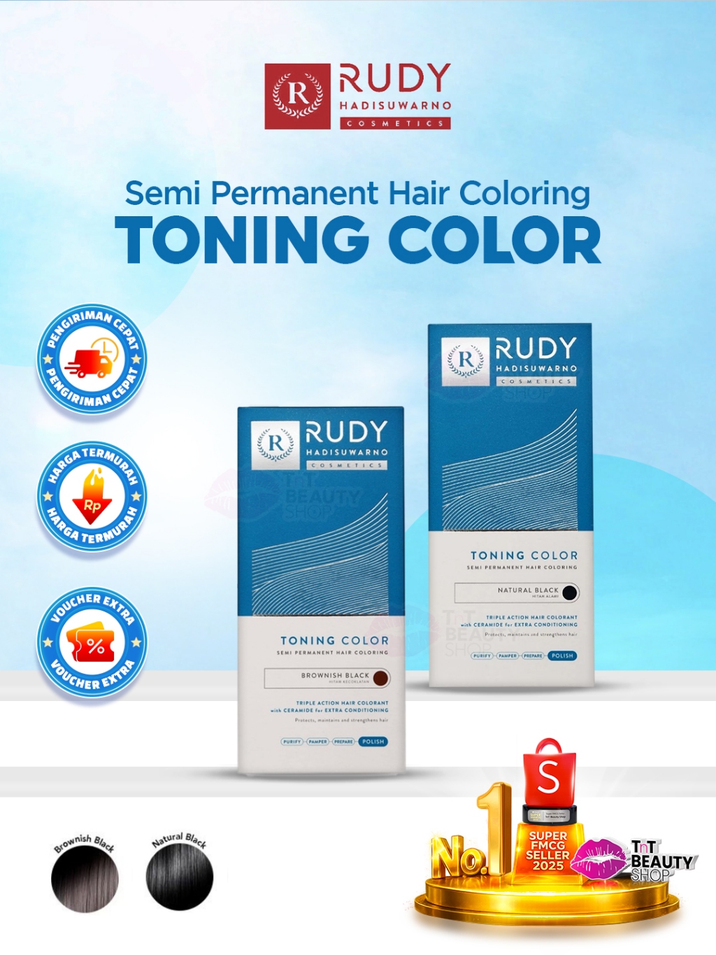 Jual Rudy Hadisuwarno Cosmetics Toning Color 60ml | RHC | TnT Beauty ...