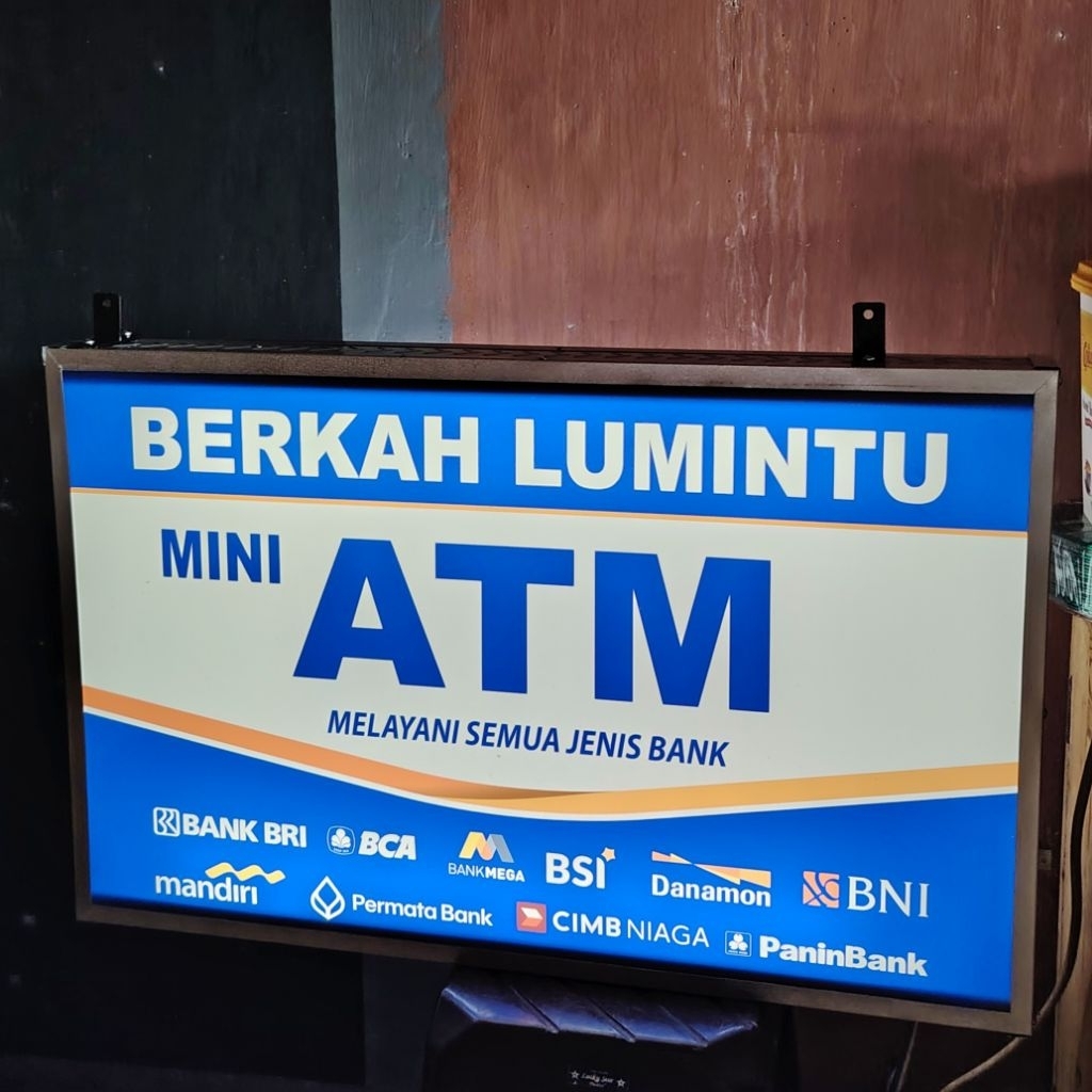 Jual Neon box Custom Neonbox Akrilik 2 sisi ukuran 90x60, 80x50 Bahan ...