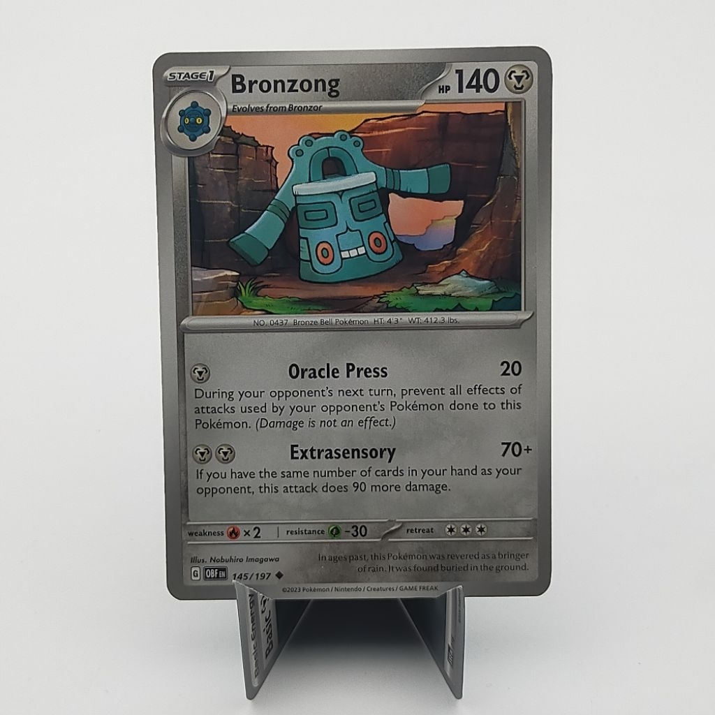 Jual Kartu TCG Pokemon EN Original Bronzong OBF 145/197 | Shopee Indonesia