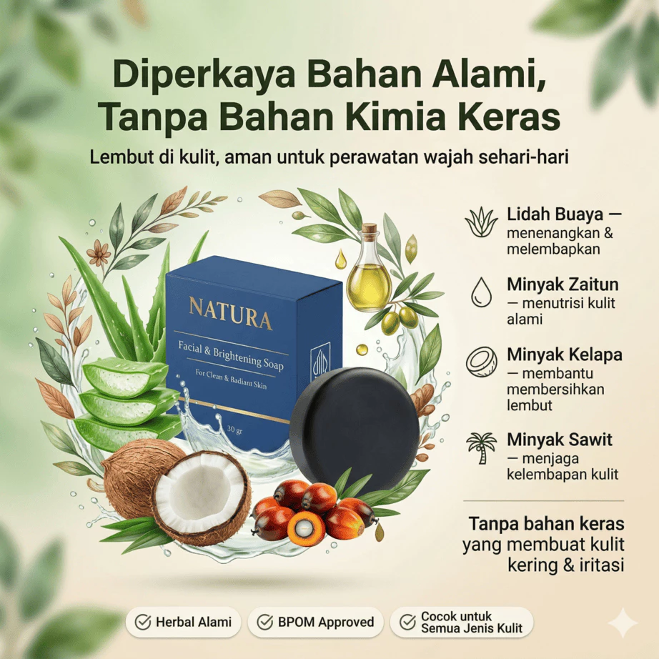 Manfaat Facial Soap Natura