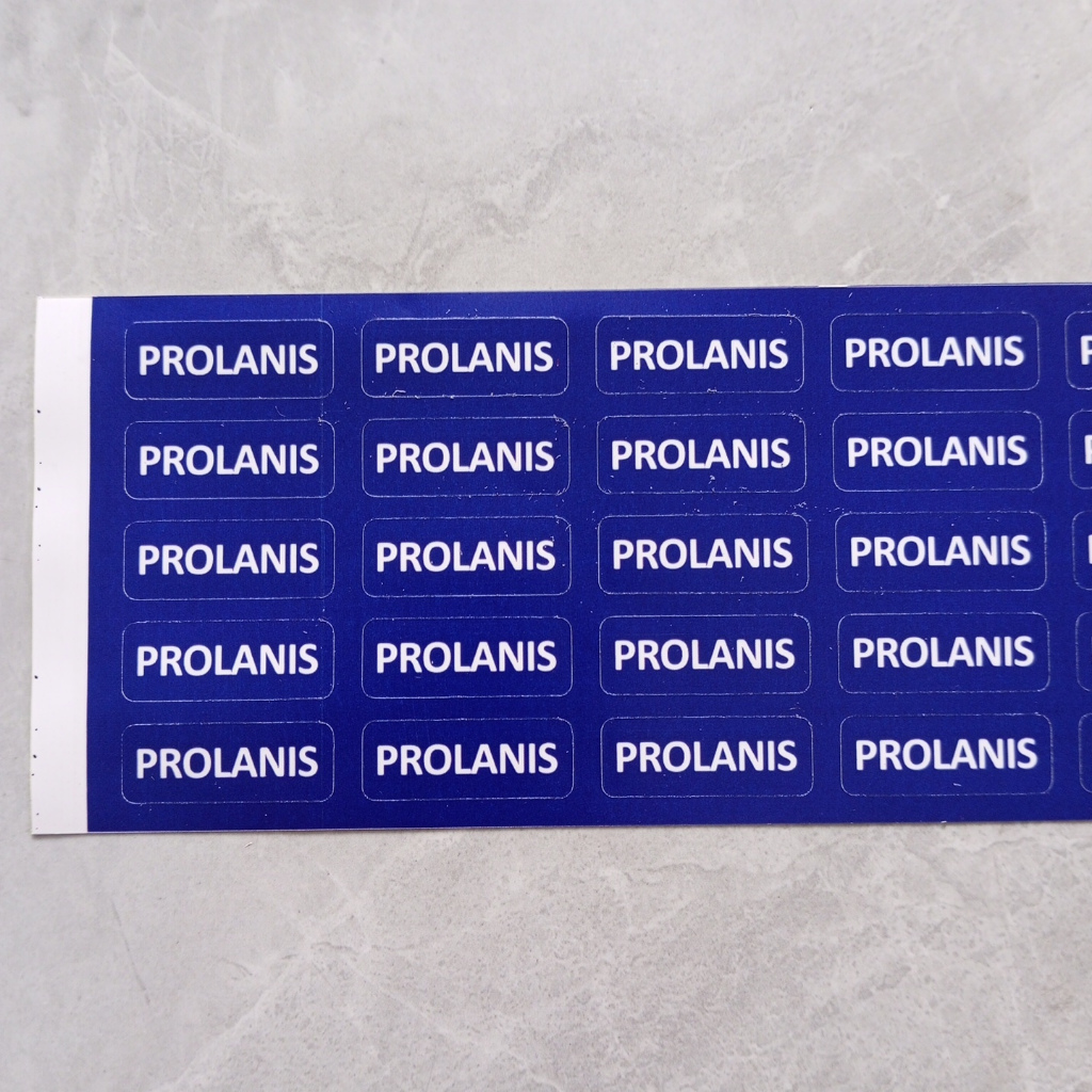 Jual Stiker Label PROLANIS Cutting Oval | Shopee Indonesia