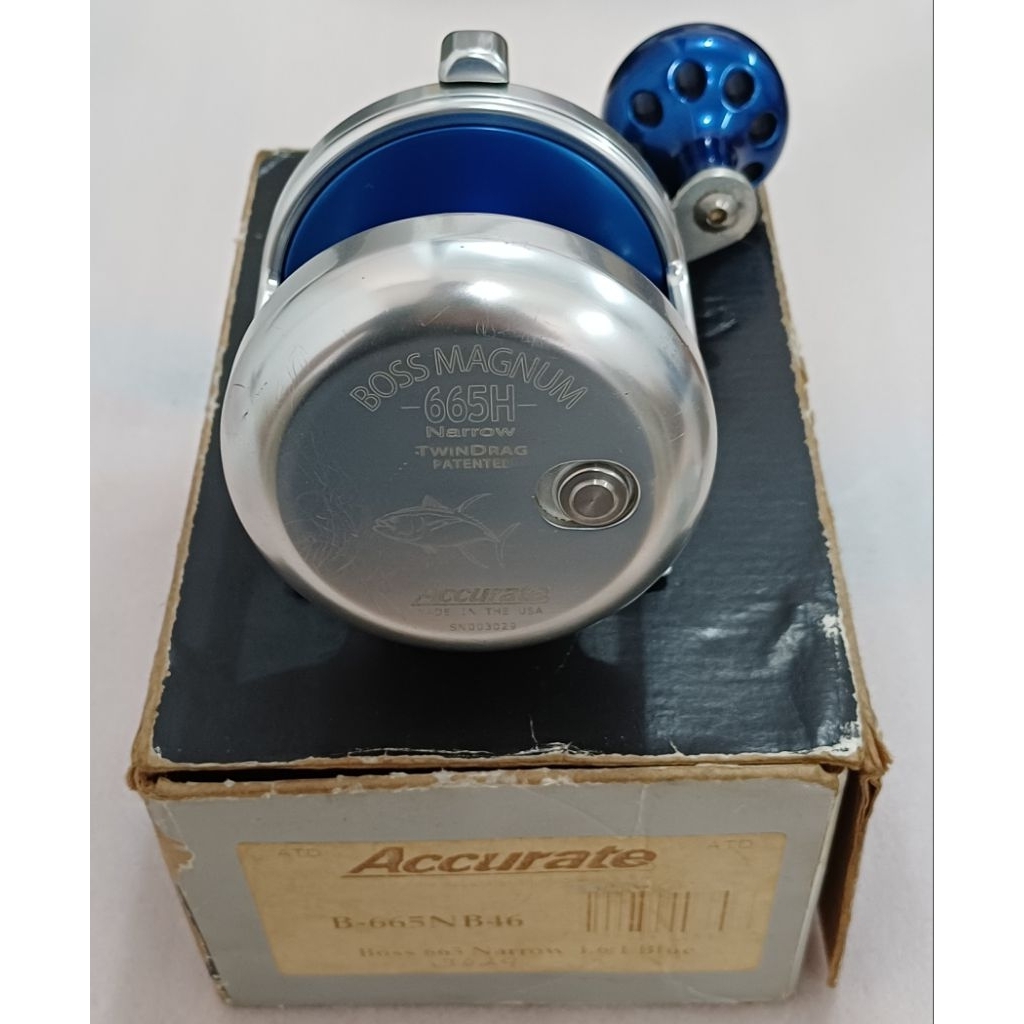 Jual REEL OH ACCURATE BOSS MAGNUN 665 H NARROW TWIN DRAGREEL OH