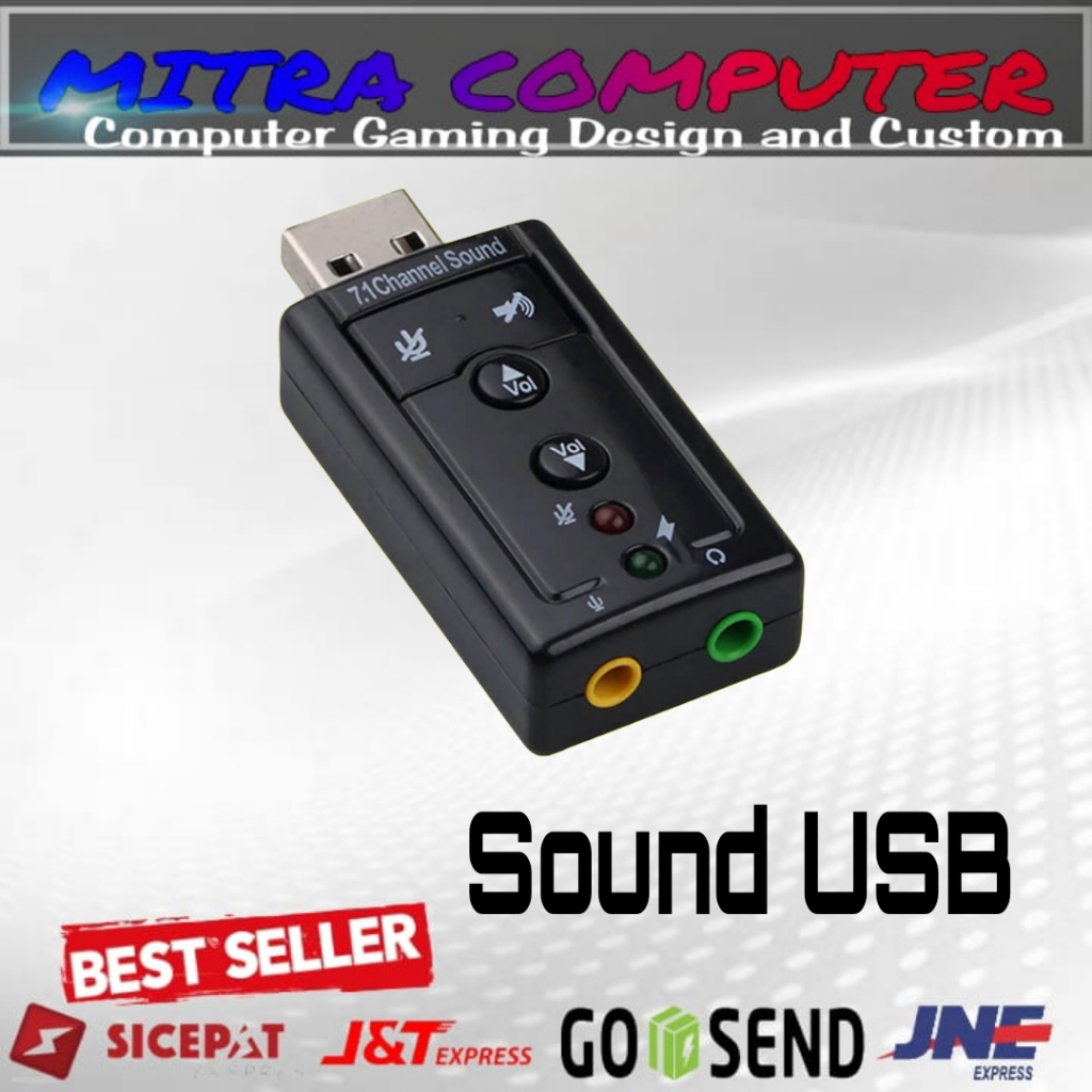Jual Usb Sound 7.1 pengganti PCI Sound card | Shopee Indonesia