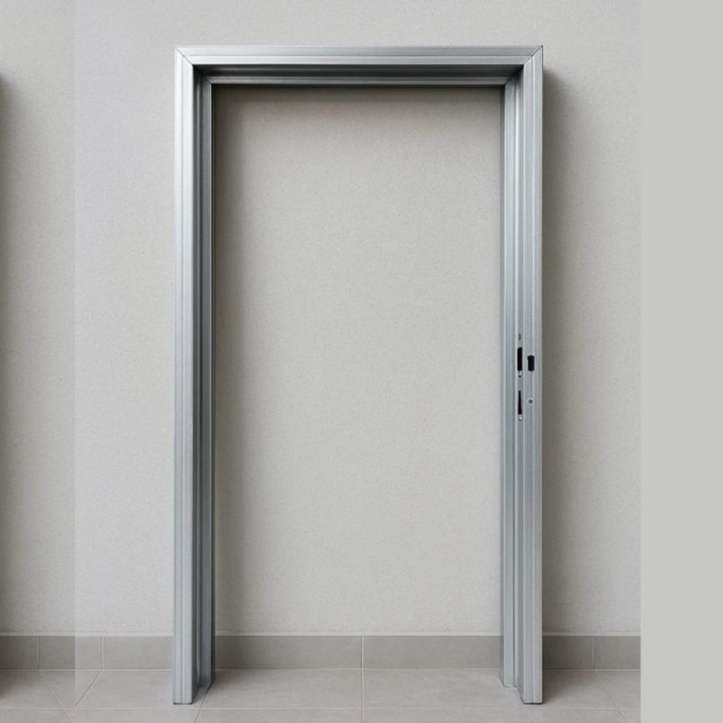 Kusen Pintu Besi Siap Pasang Uk 160 x 200 CM Tebal 1.3 MM Anti Rayap Tahap Api