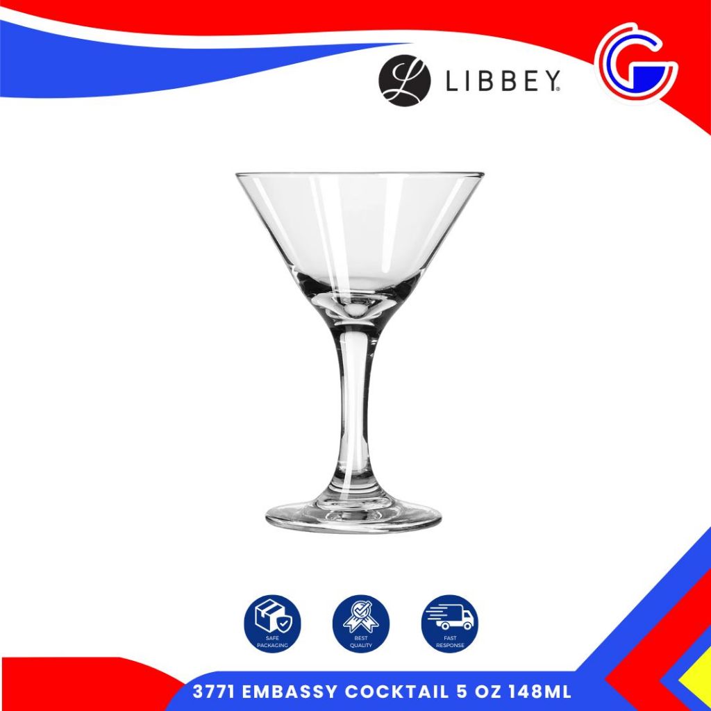 Gelas Cocktail Embassy 148ML -  Gelas Kaki 5 Oz Gelas Wine Libbey