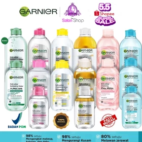 Garnier Micellar Water 400ml Rose Pink Salicylic Vit C Biphase Gdlb01