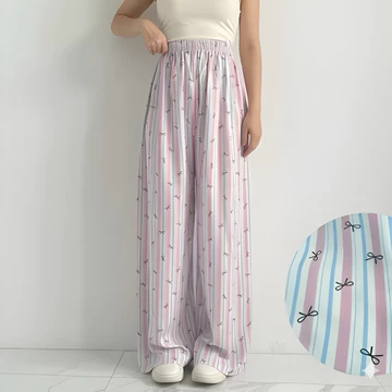 Celana Kulot Wanita Hommy Motif Rayon Viscos Adem Jatuh Muat BB 30–80kg (M–XXL) Nyaman Dipakai