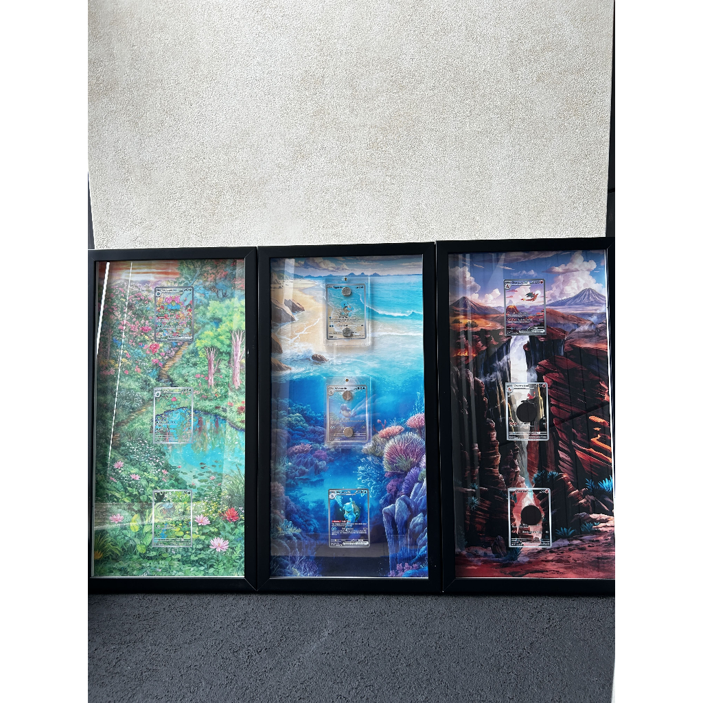 Jual Connecting Art Frame Pokemon TCG - Trio Kanto 151 Series - Frame ...